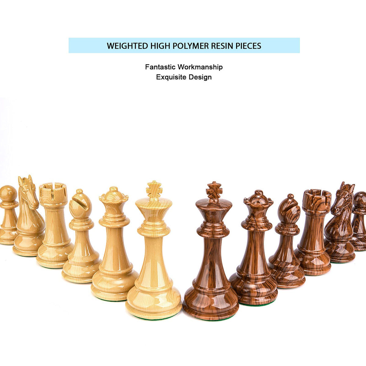 Amorous weighted chess queen, 3.81 inches, extra queens enable flexible setups.
