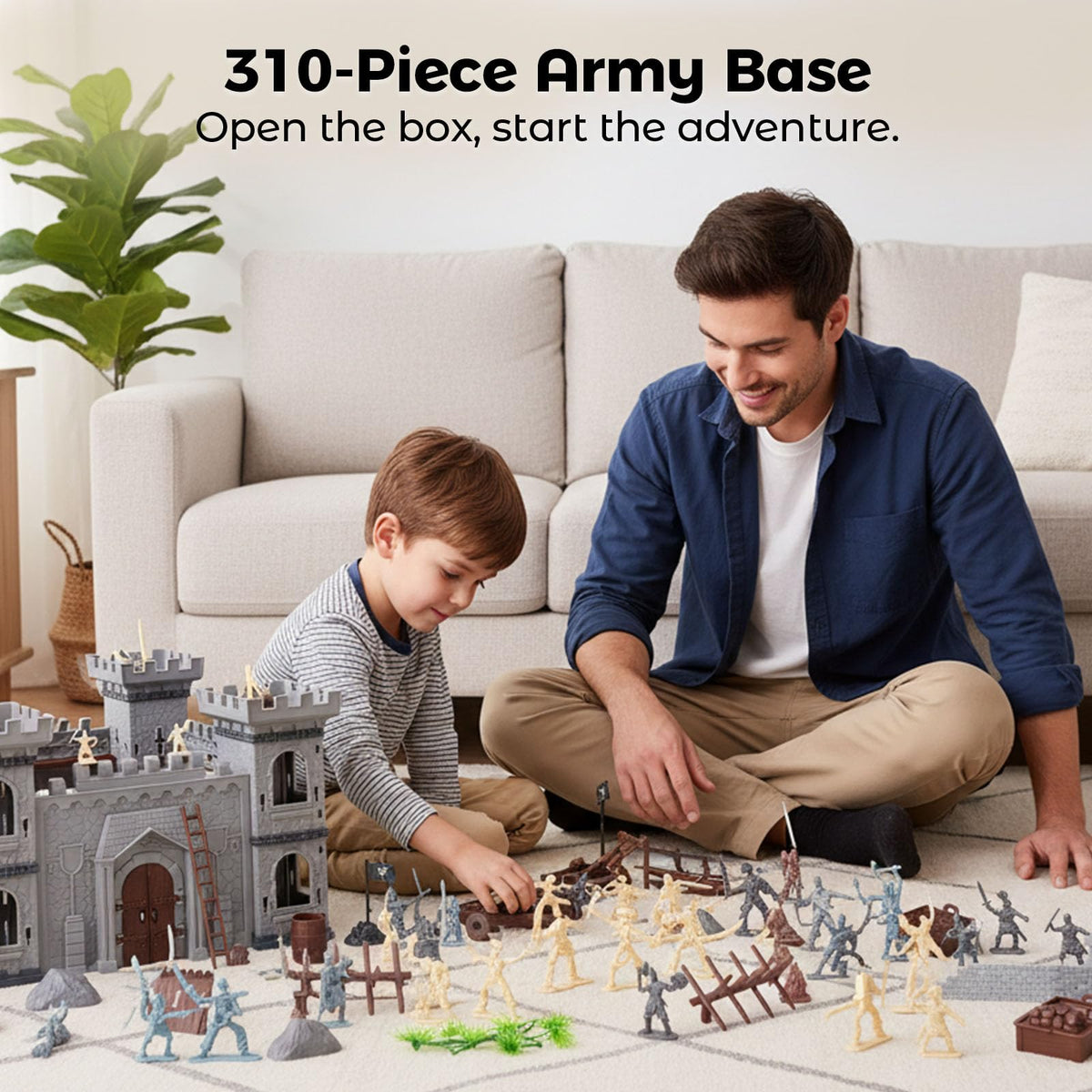 AMOR PRESENT siege weapons catapult and battering ram in action for castle sieges.