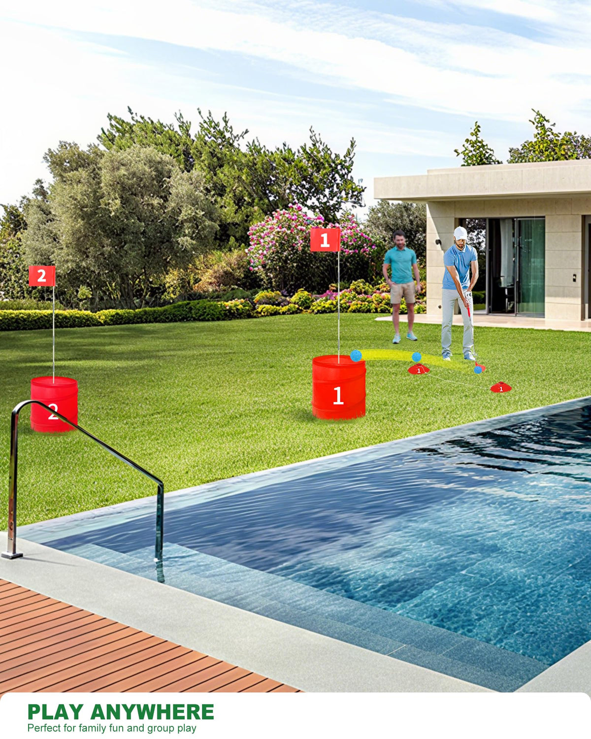 Amosua quick 5-minute assembly enables more playtime outdoors.