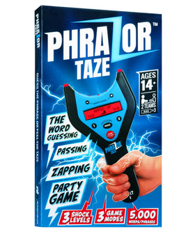 Amped Gamez PhraZor Taze device with shock conductors for energetic party play