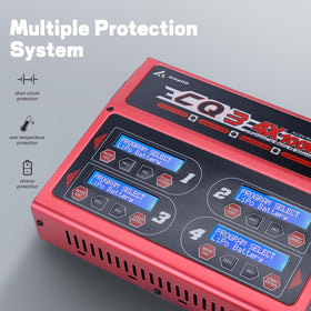 AmpGO CQ3 dual cooling system maintains safe operating temperatures.