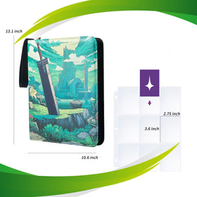 Ampleer binder with Buster Sword design adds stylish display appeal.