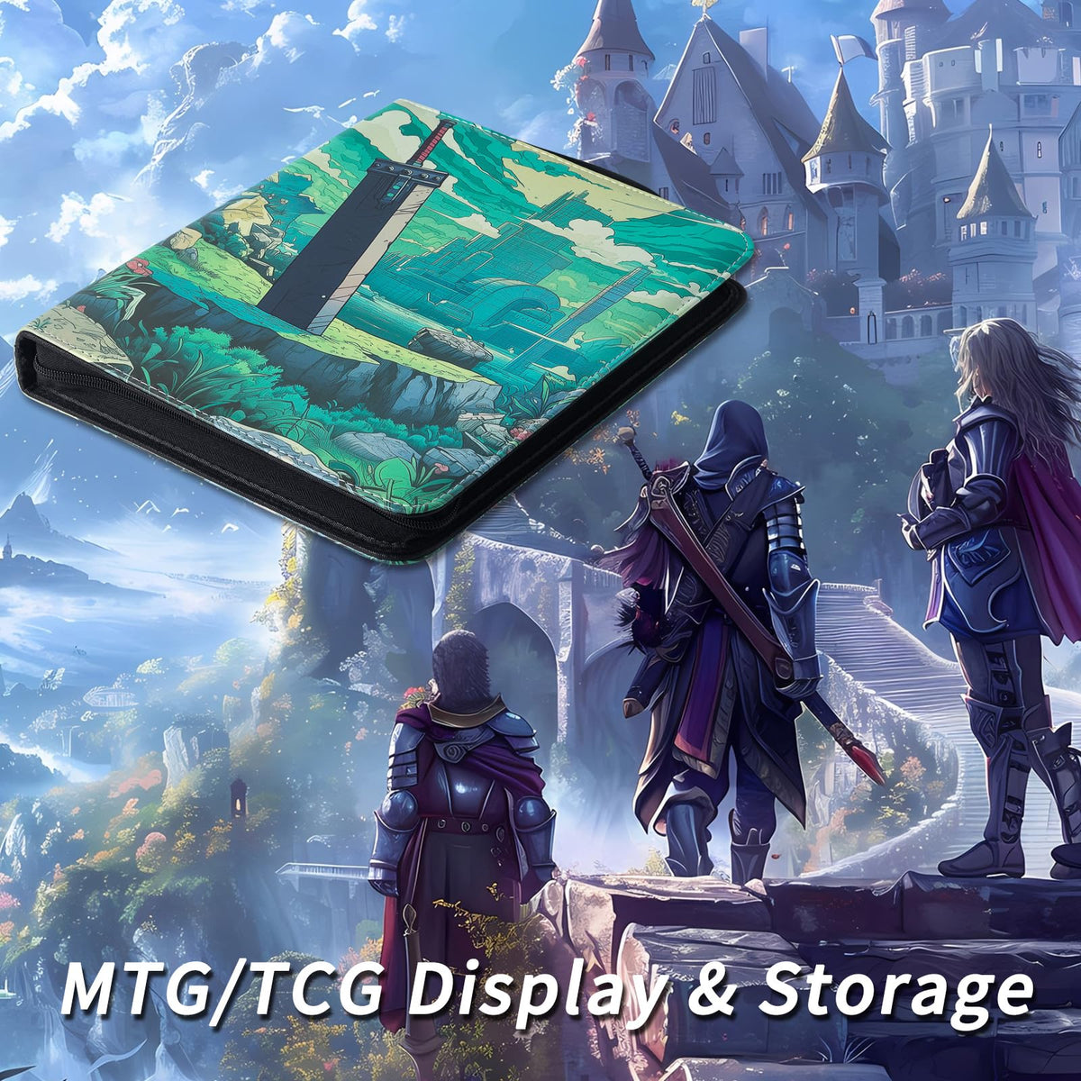 Ampleer portable binder travels smoothly while keeping cards protected.