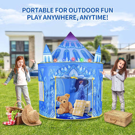 Amplov Princess Pop Up Play Tent features quick assembly and a carrying bag