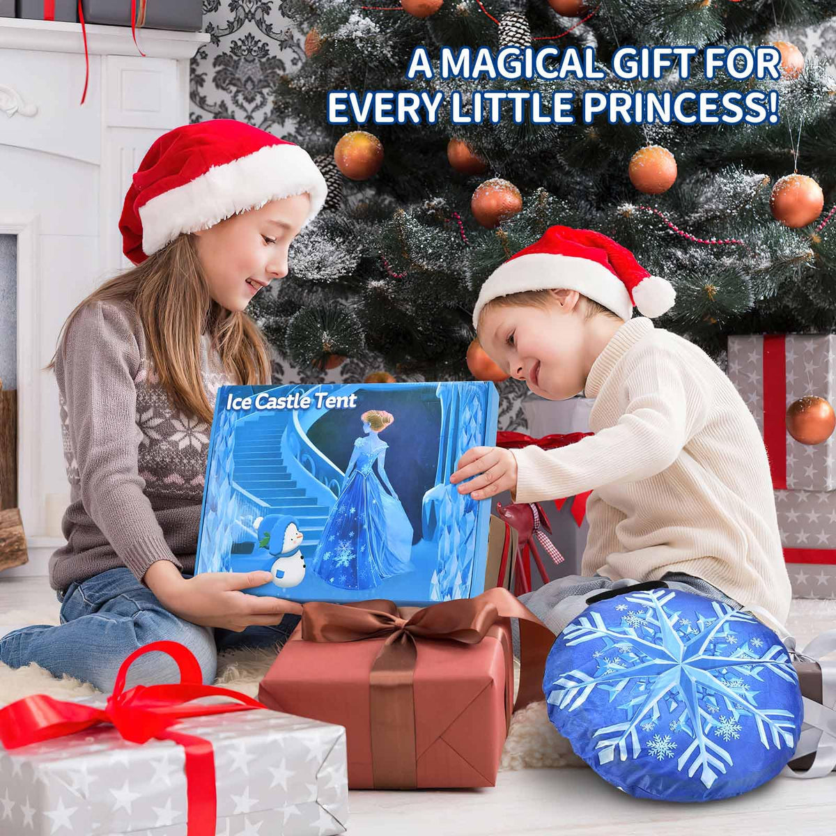 Amplov Princess Pop Up Play Tent captures the Frozen theme for storytelling adventures