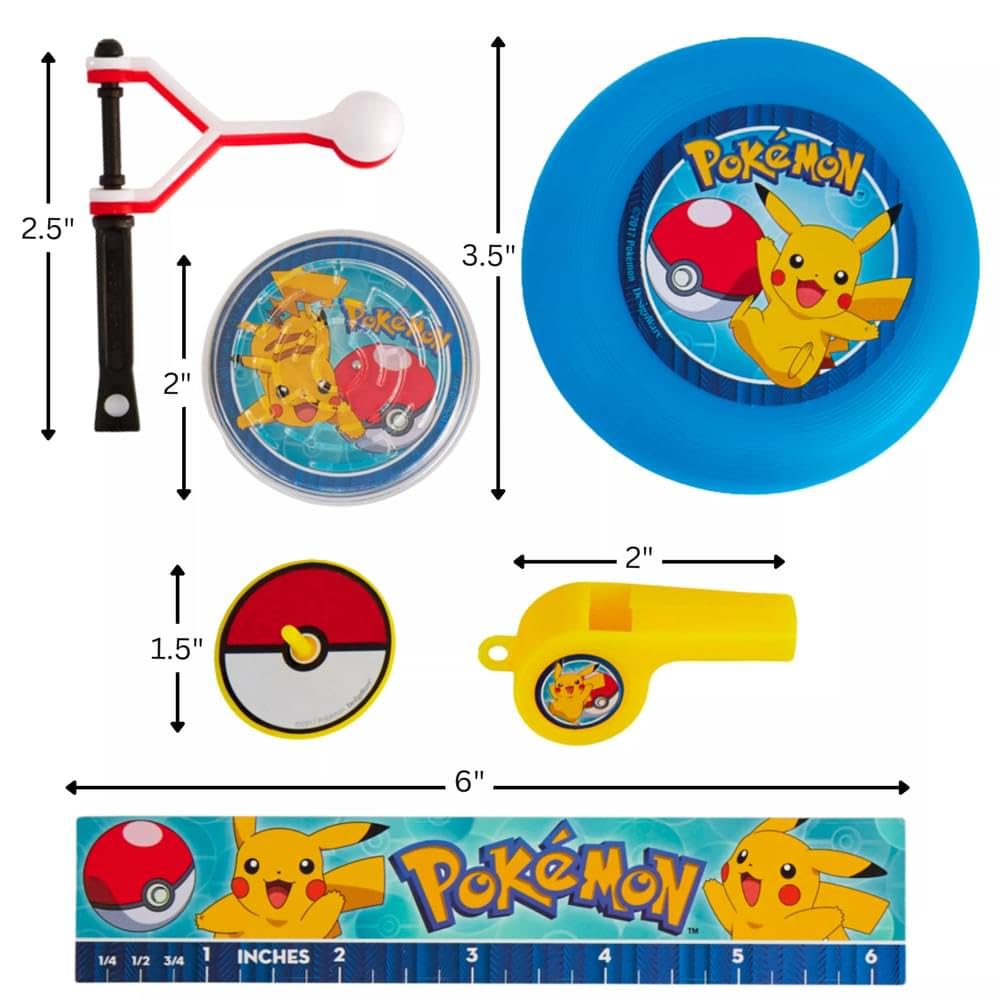 Amscan Pokemon favors showing maze puzzles, ideal for kid friendly challenges at the party