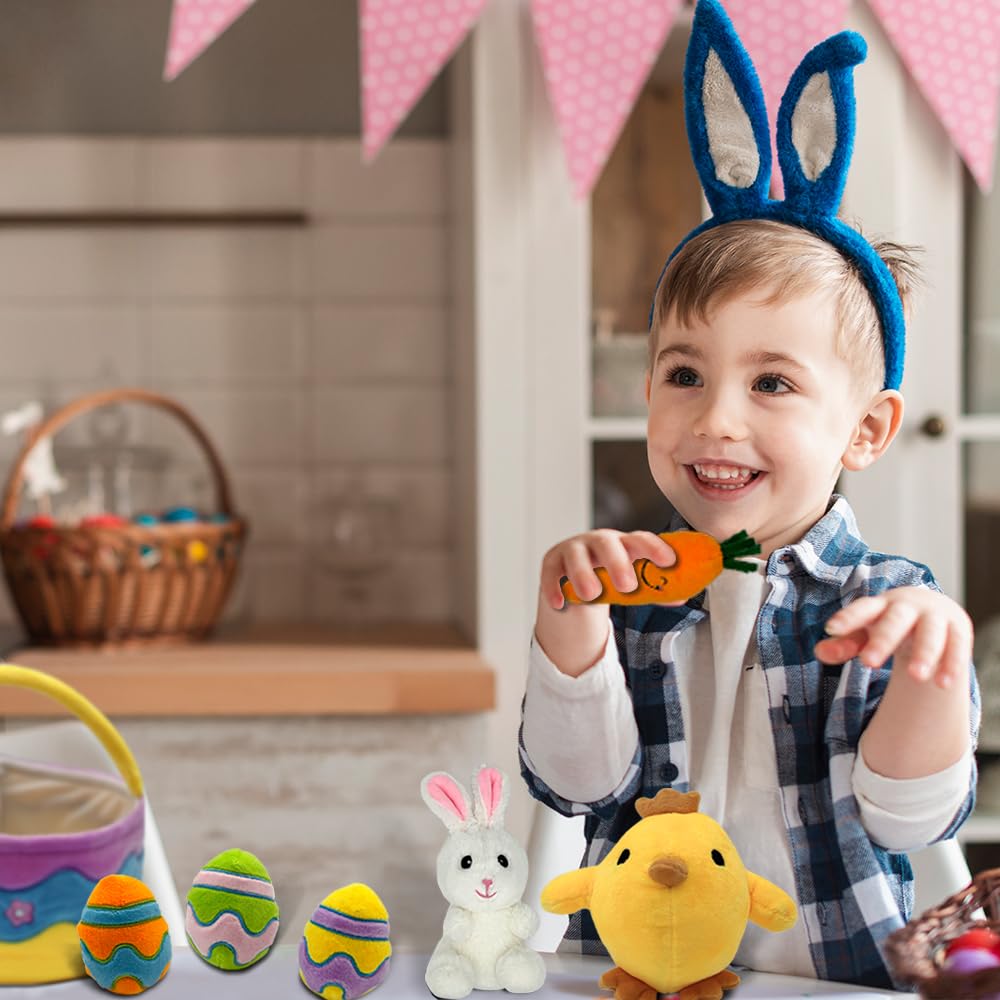 AMSHINE Easter playset box showing complete 7-piece ensemble