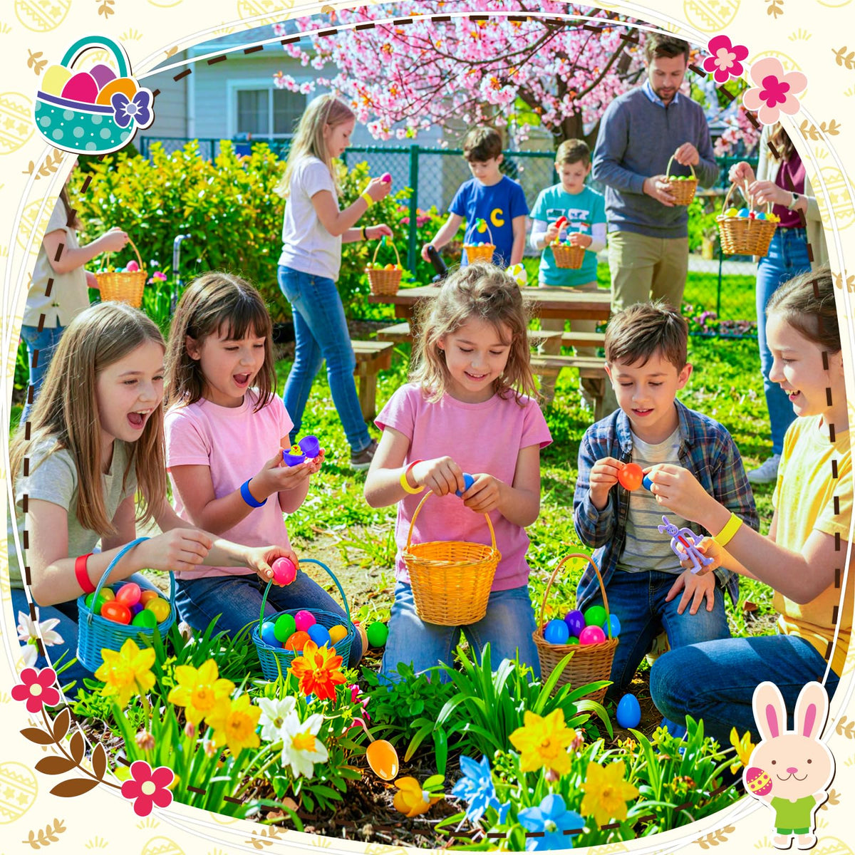 Amy & Benton carrot whistles inside eggs for playful sounds.