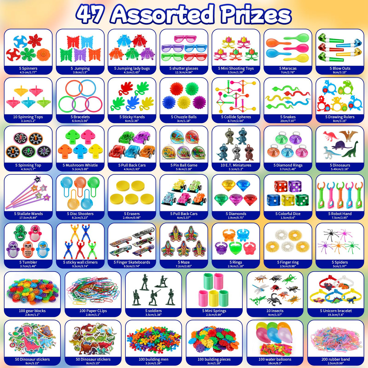 Amy and Benton classroom prizes motivate kids during lessons.