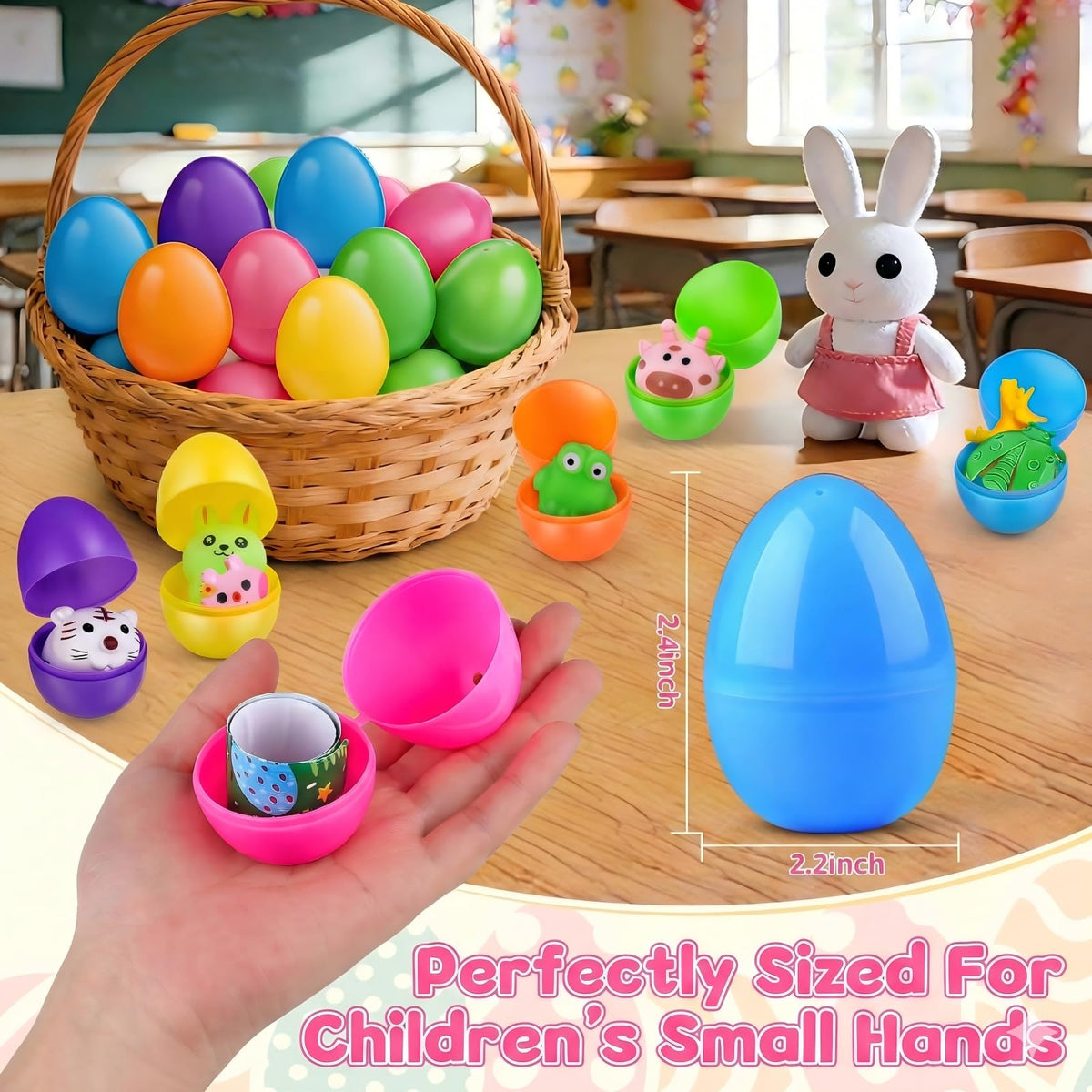 Amy & Benton ready-to-use eggs streamline gift assembly.