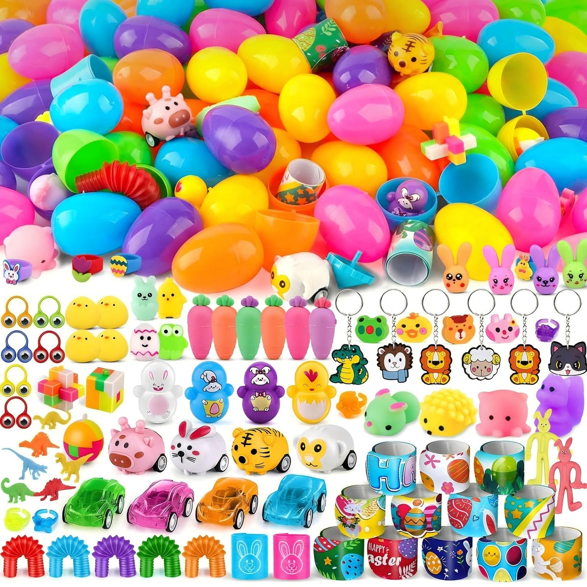 Amy & Benton prefilled Easter eggs collection ready for instant egg hunts