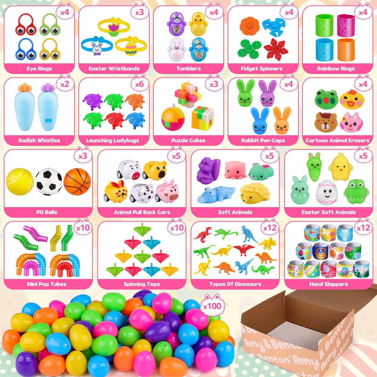Amy & Benton eggs built with safe, durable materials.