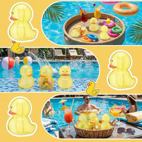 Amyhill yellow duck containers candy-fill—store treats securely for gifting.