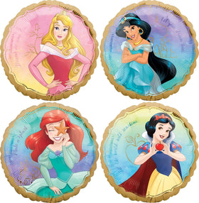 Anagram Ariel 18-inch foil balloon adds color to the princess-themed party table