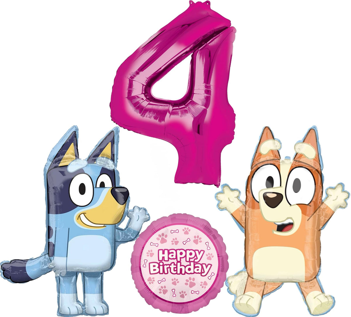 Anagram Bluey 32-inch foil balloon for a bold birthday centerpiece