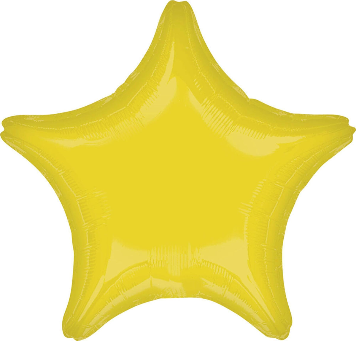 Anagram 18-inch red star balloon adds vibrant sparkle.