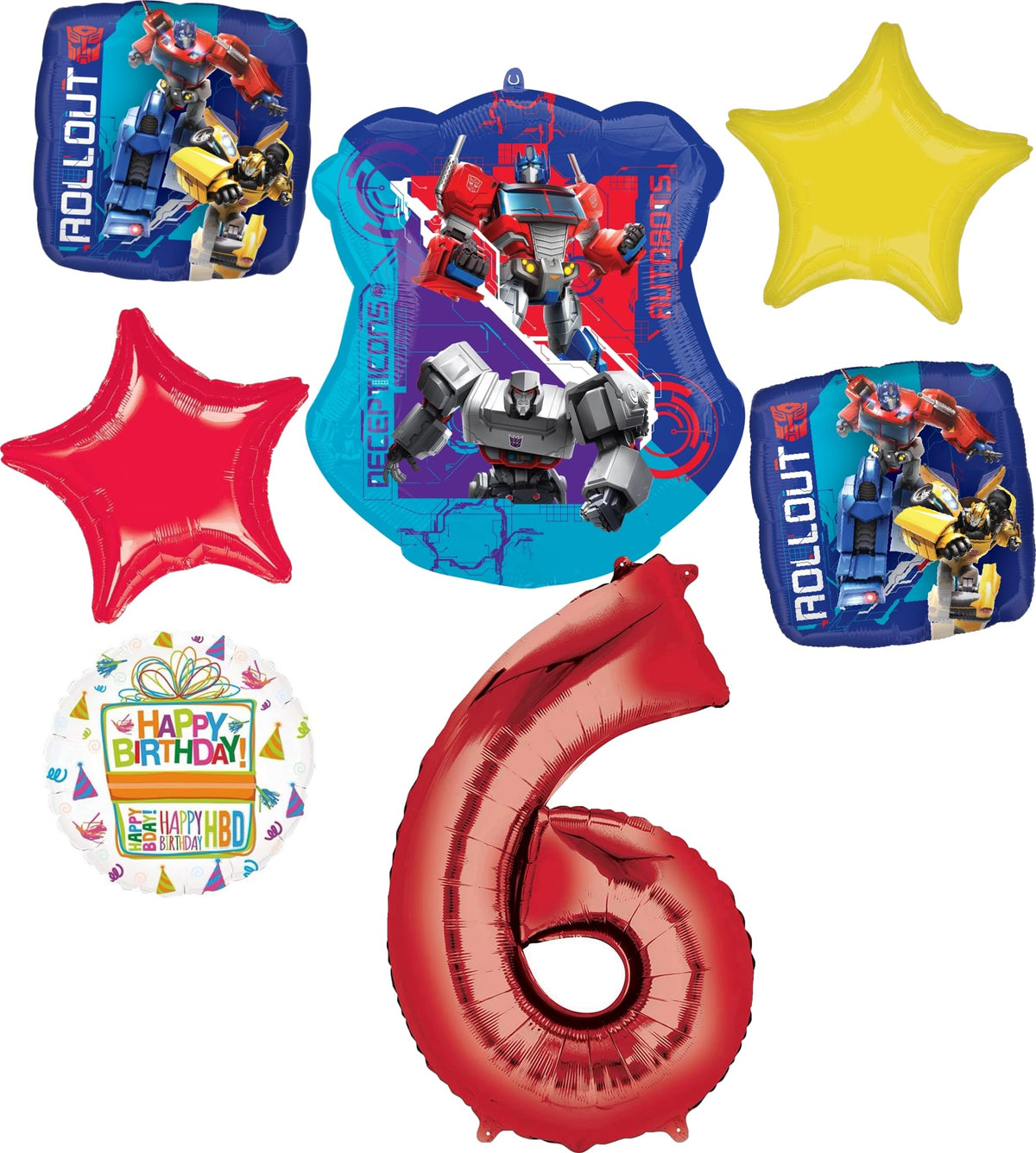 Anagram 22-inch jumbo badge foil balloon adds bold birthday flair.