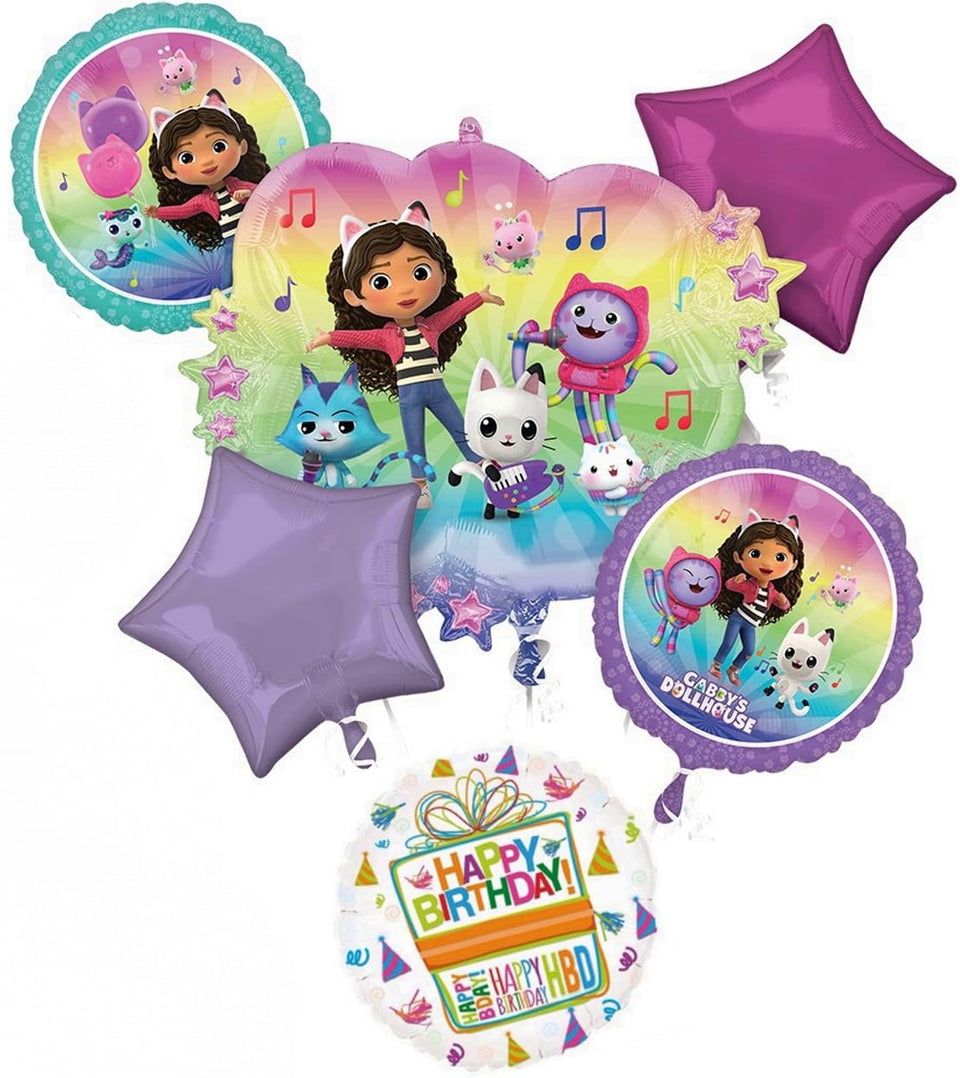 Anagram Gabby 27-inch foil balloon creates a bold centerpiece for celebrations