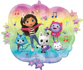 Anagram Gabby round 17-inch foil balloons add festive color to any party