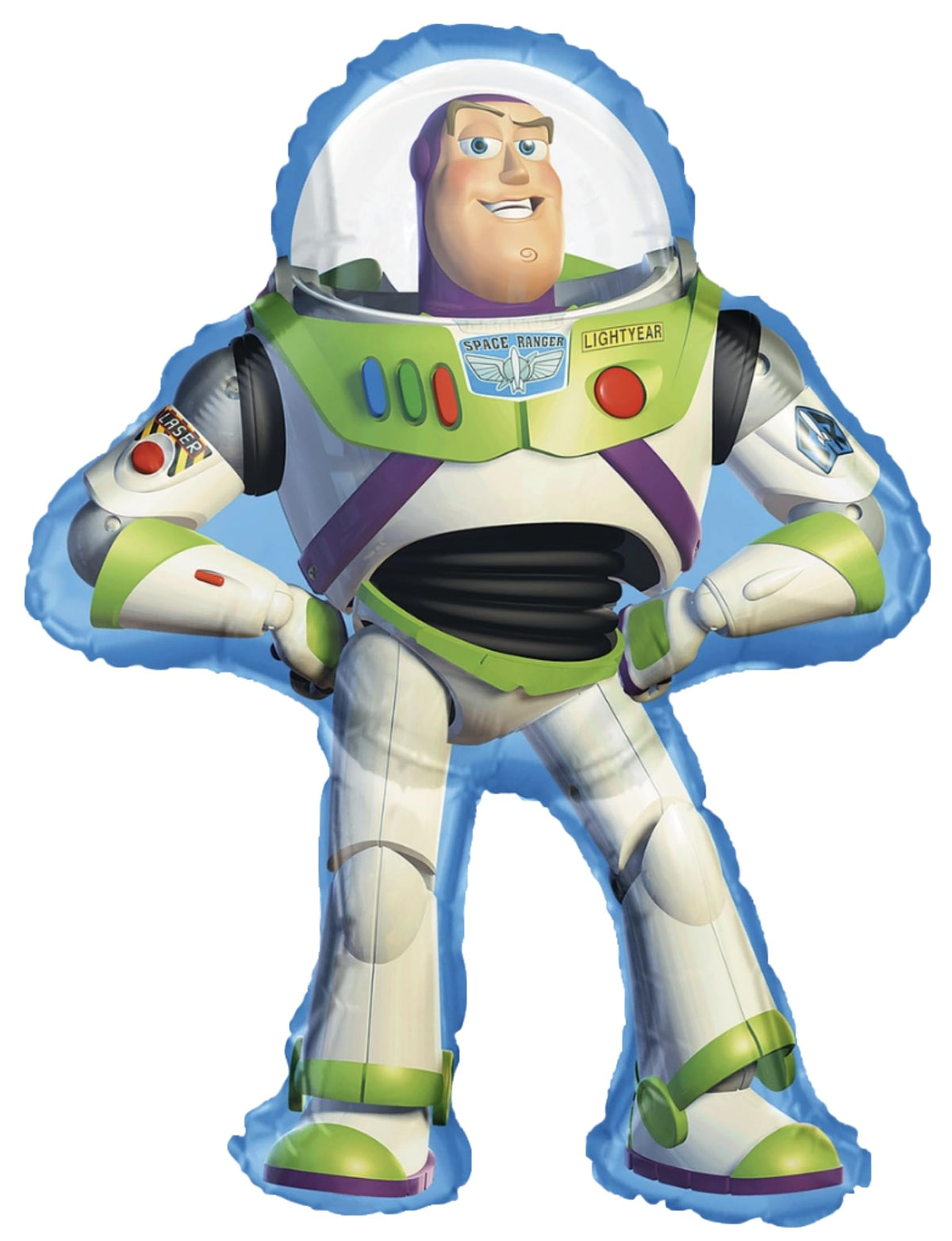 Anagram giant blue number-2 foil balloon adds bold milestone flair.