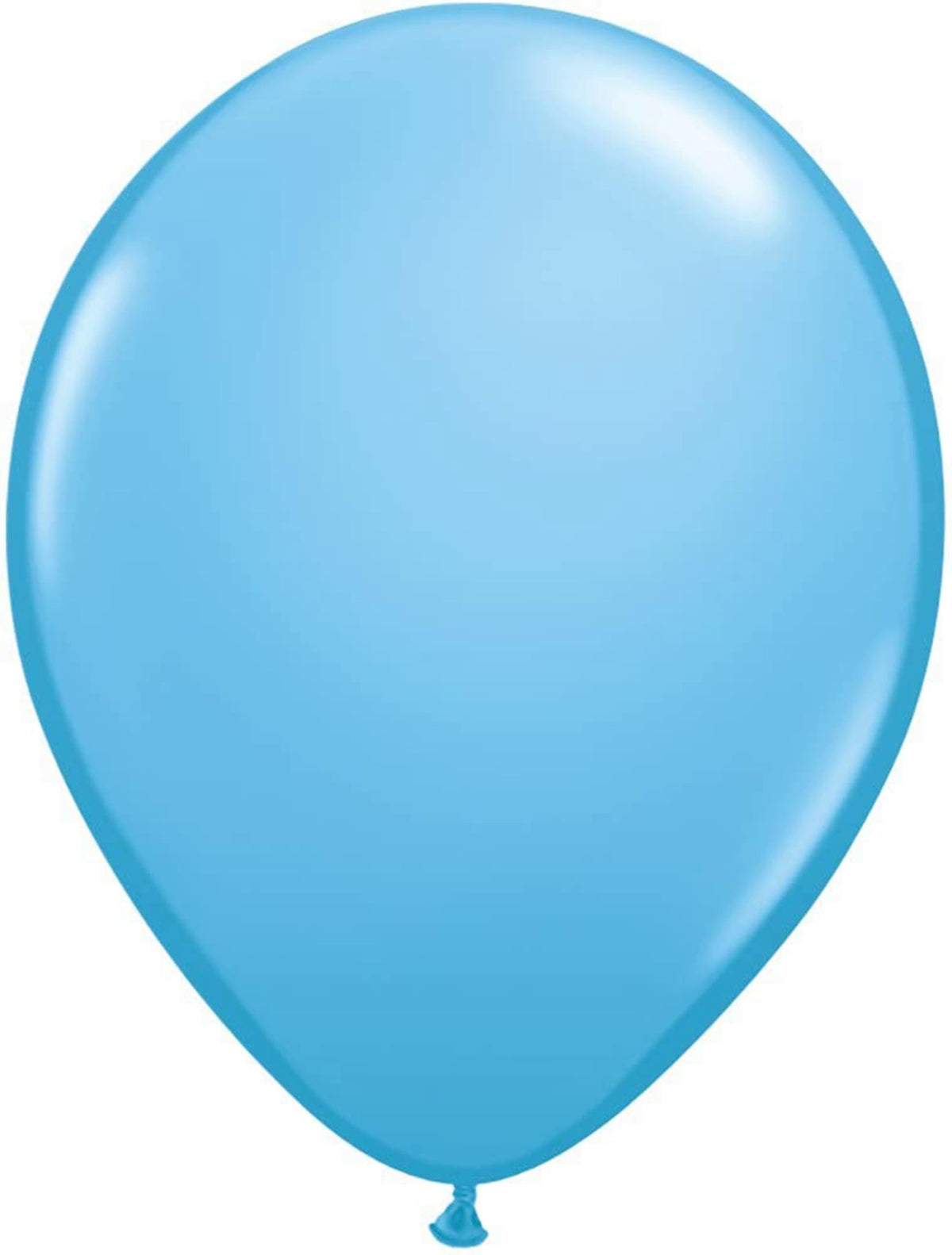 Anagram latex 11-inch blue balloon complements primary color scheme.