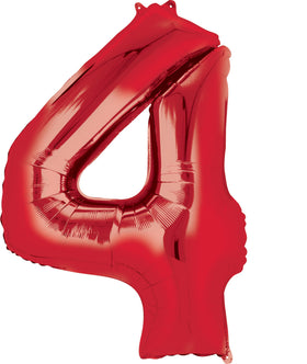 Anagram latex 11-inch red balloon adds bright party color.