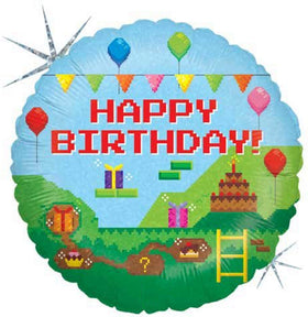 Anagram Mayflower 18-inch birthday present foil balloon for theme decor