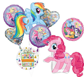 Anagram Rainbow Dash 28in foil balloon for vibrant birthday decor and photo-worthy moments.