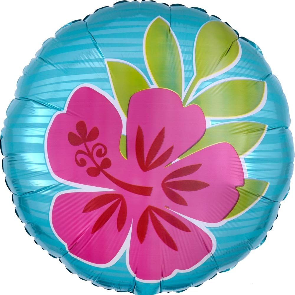 Anagram Moana 2nd Birthday Island Palm transparent Balloon brings tropical vibe to any setup