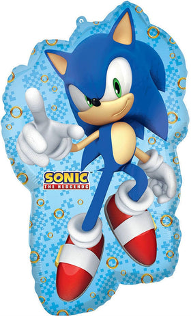 Anagram Sonic bouquet includes a 34-inch gold number 5 foil balloon