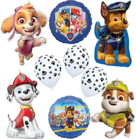 Anagram Paw Pups 36-inch Skye foil balloon enhances party décor