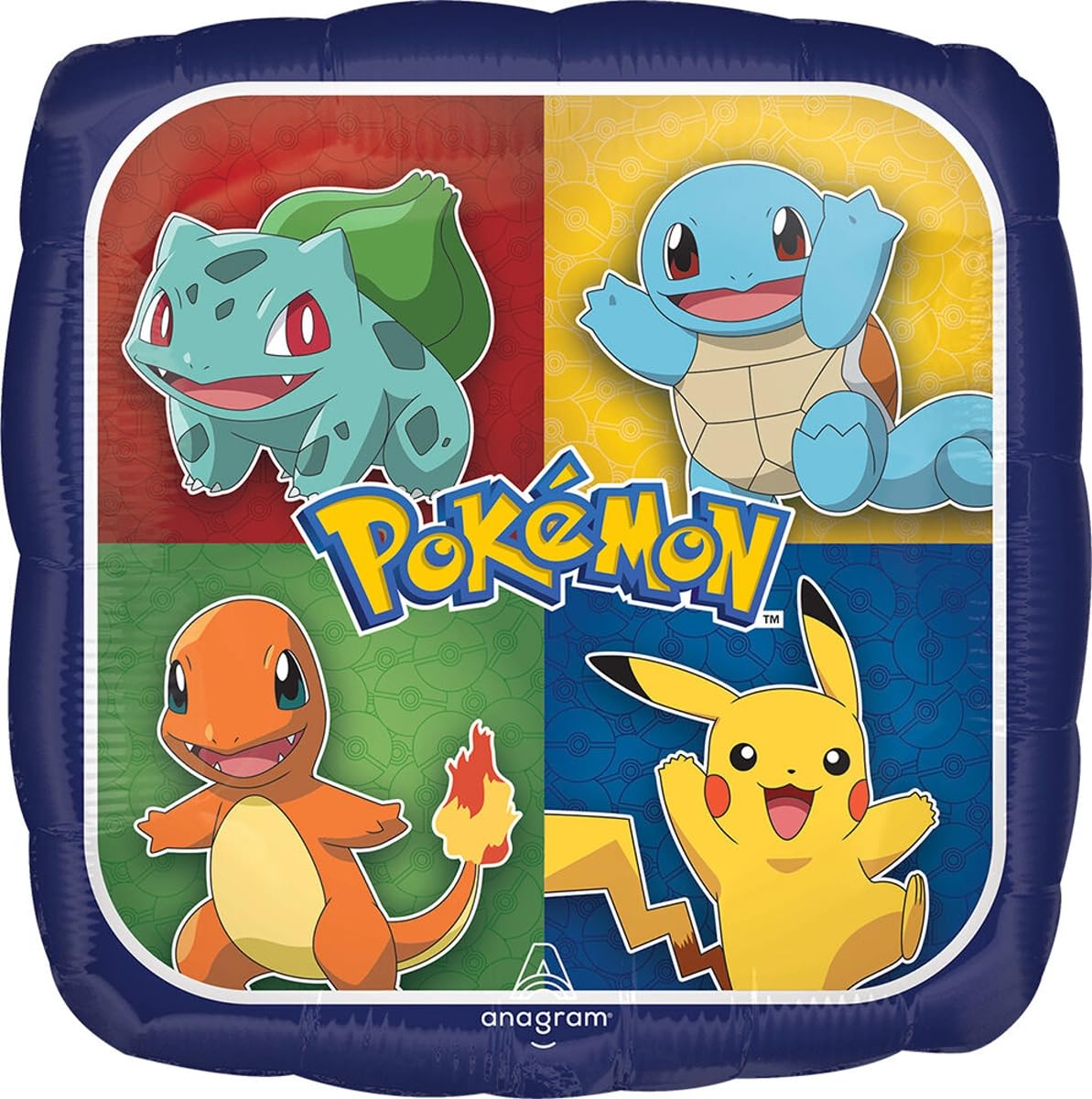 Anagram Pikachu 17-inch round foil balloon pair for garland variety