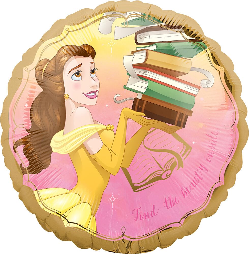 Anagram Belle 17-inch foil balloon adds princess focal point to decor.