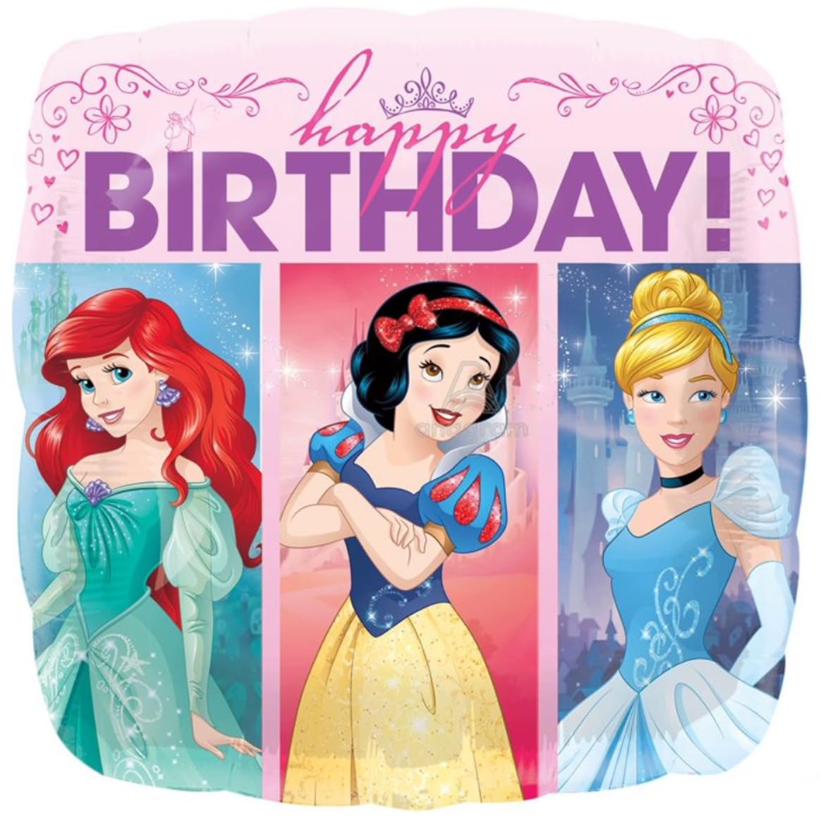 Anagram Princess Rapunzel 18-inch foil balloon boosts color on the dessert display.