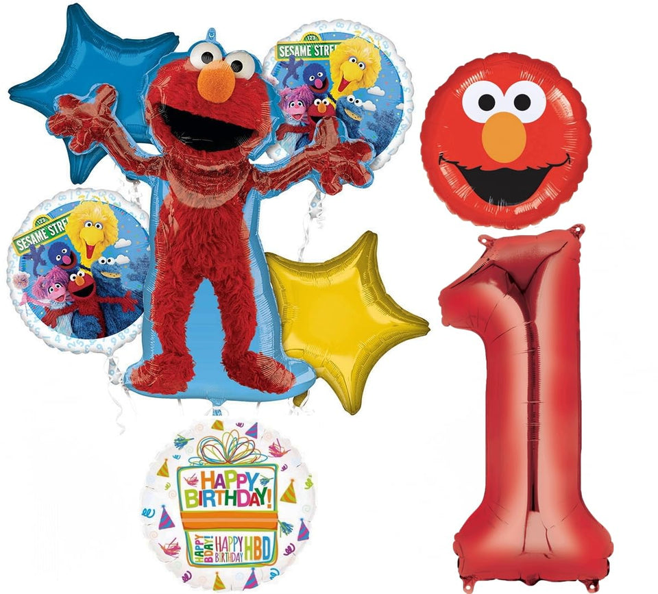Anagram Sesame Street Elmo 32-inch full-body balloon adds playful focal point to the party