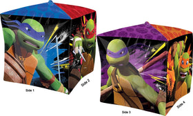 Anagram TMNT round 17-inch foil balloon, adds height to garlands and table displays