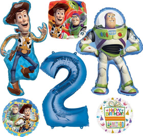 Anagram Woody full-body foil balloon offers a dramatic 44-inch Woody-themed centerpiece.