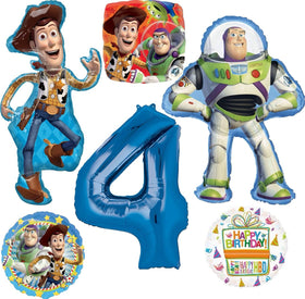 Anagram Woody full-body foil balloon ideal as a bold birthday centerpiece