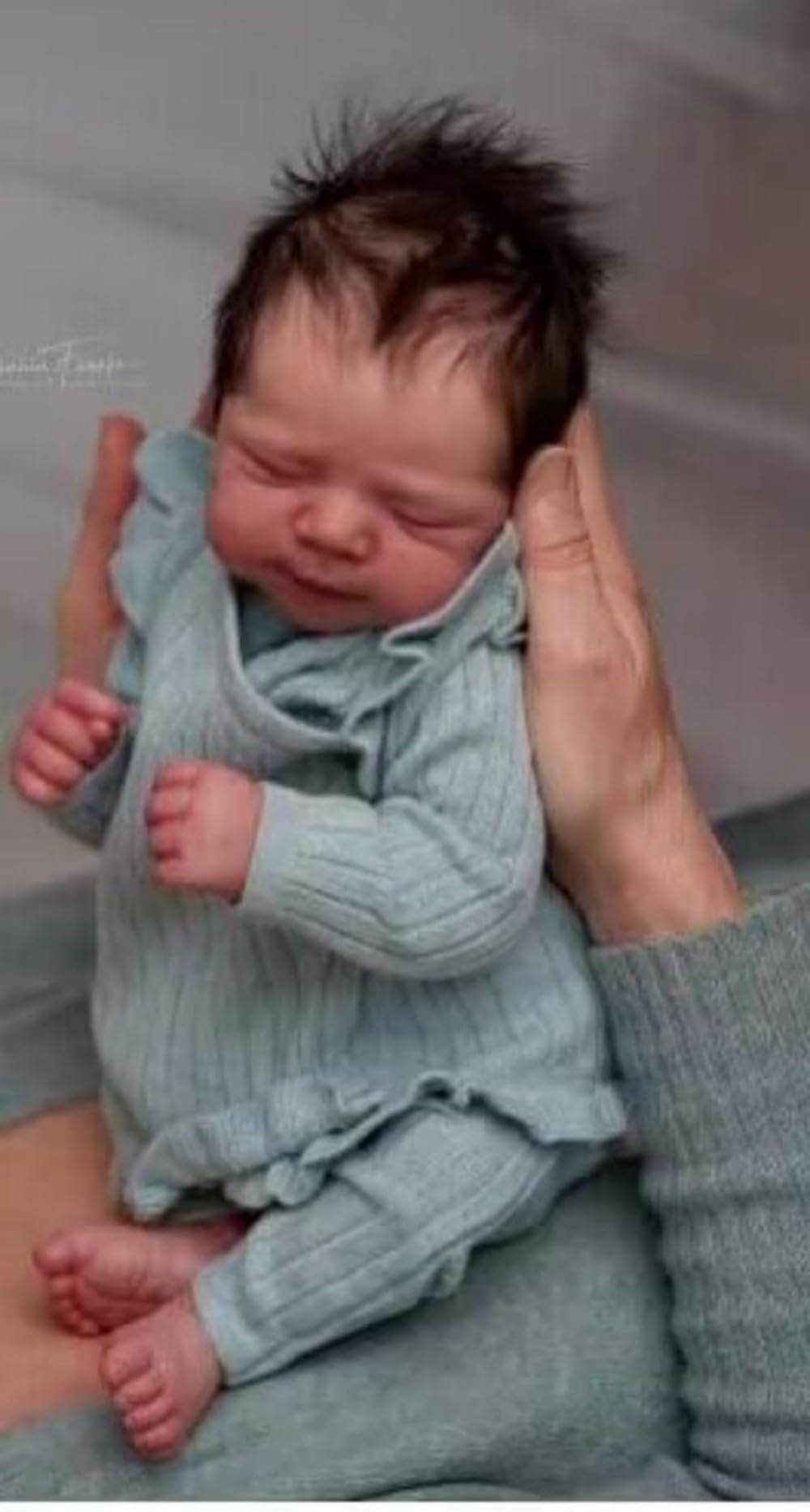 Anano Reborn 18-inch doll dressed as pictured, ready for gifting or display.