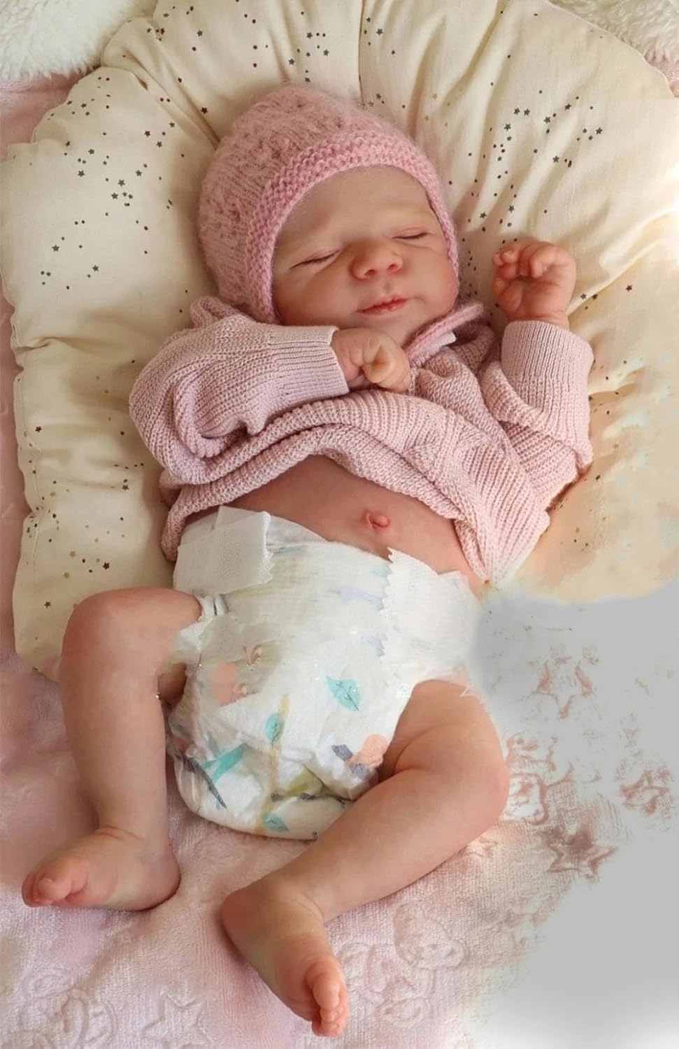Anano reborn-inspired doll with washable soft limbs offers easy care