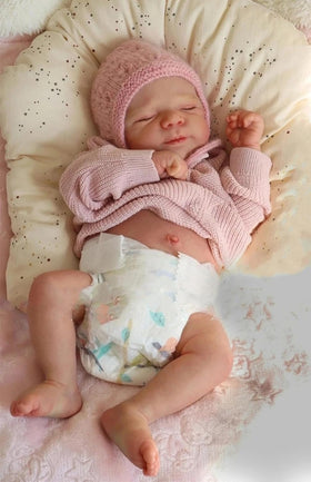 Anano reborn-inspired doll with washable soft limbs offers easy care