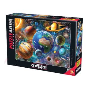 Anatolian Solar System puzzle edge pieces detail showing precision fit.