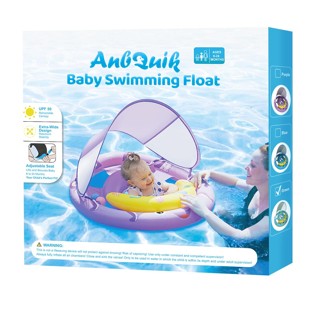 AnbQuik dual-lock valves prevent air leakage for longer use.