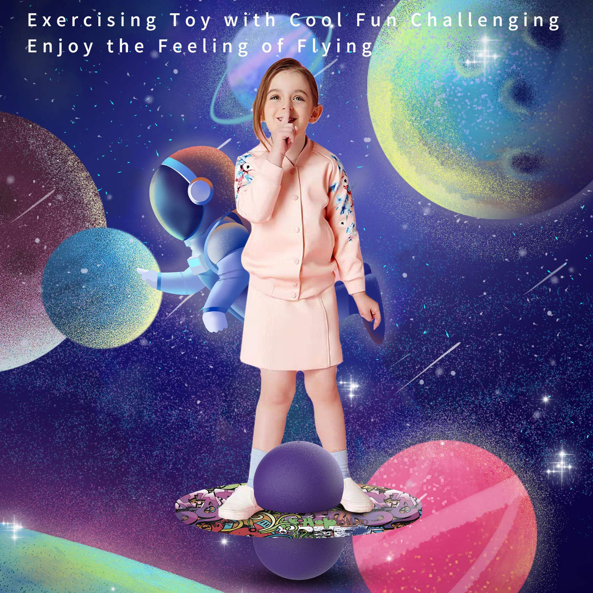 Anby Pogo Ball for adults practicing coordination in a backyard or park.