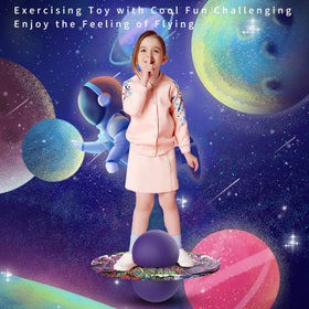 Anby Pogo Ball for adults practicing coordination in a backyard or park.