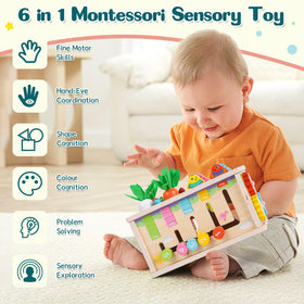 Ancaixin learning clock for introducing time concepts through interactive play