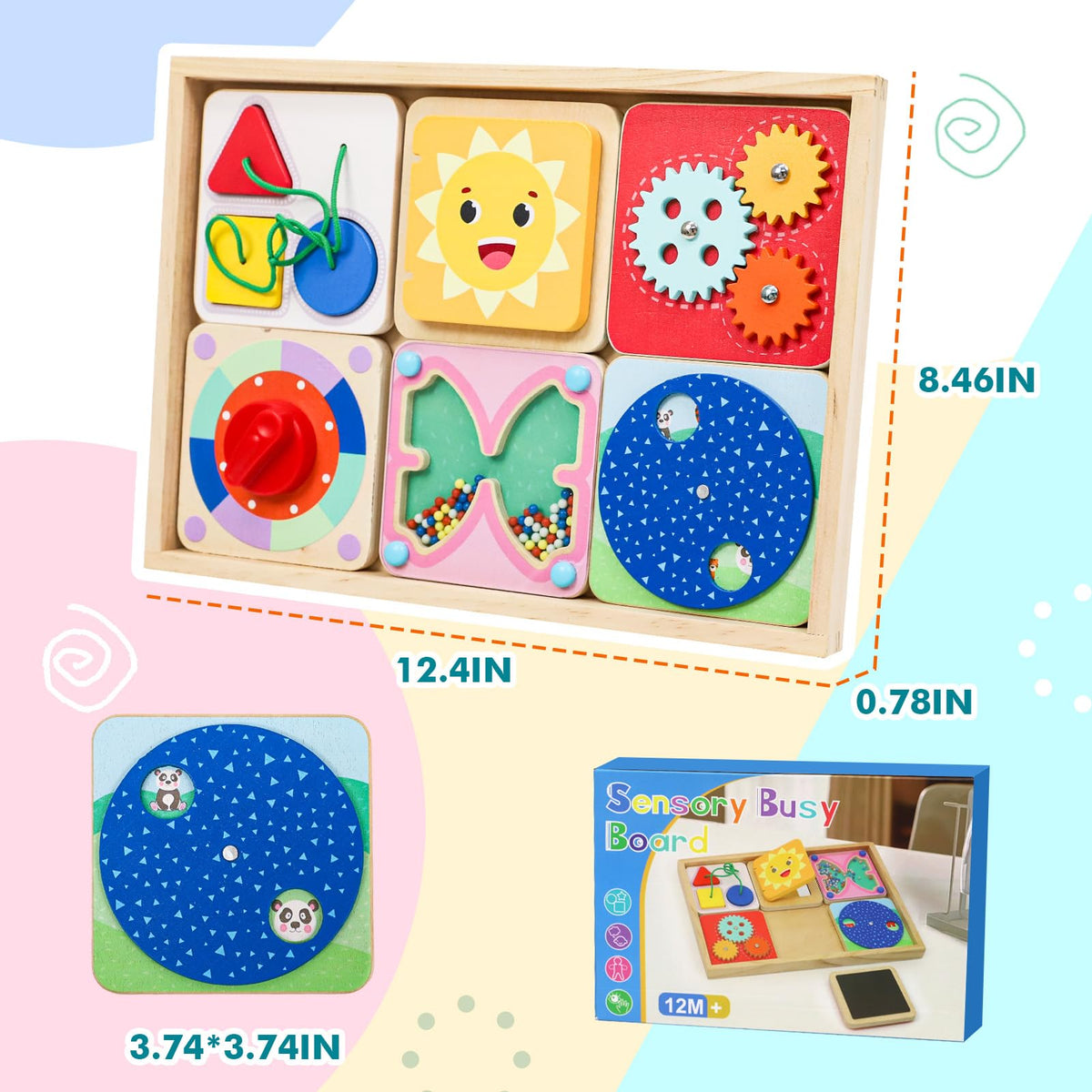 Ancaixin magnetic-tiles-assembly promotes hands-on exploration