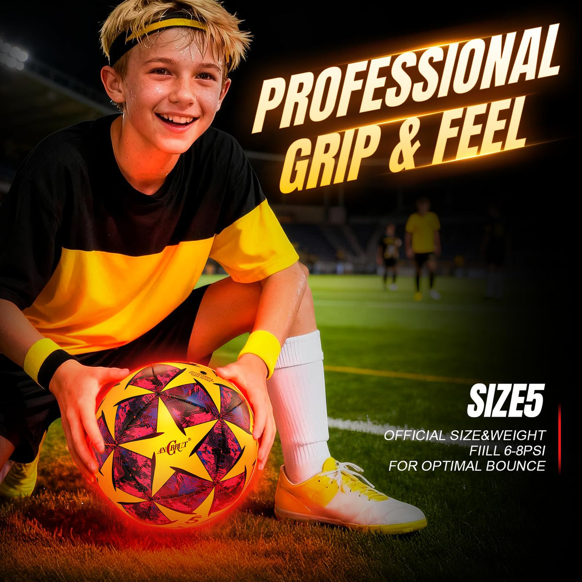 ANCBRUT durable premium materials support accurate control during games