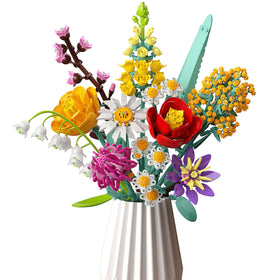 Ancesfun bouquet-building-set with 1070 pieces for vibrant home decor.
