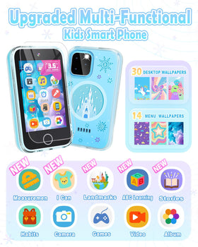 Anchioo Kids Smart Phone dual camera for selfies and videos.